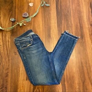 Rag & Bone Dre Skinny Jeans Raw Hem